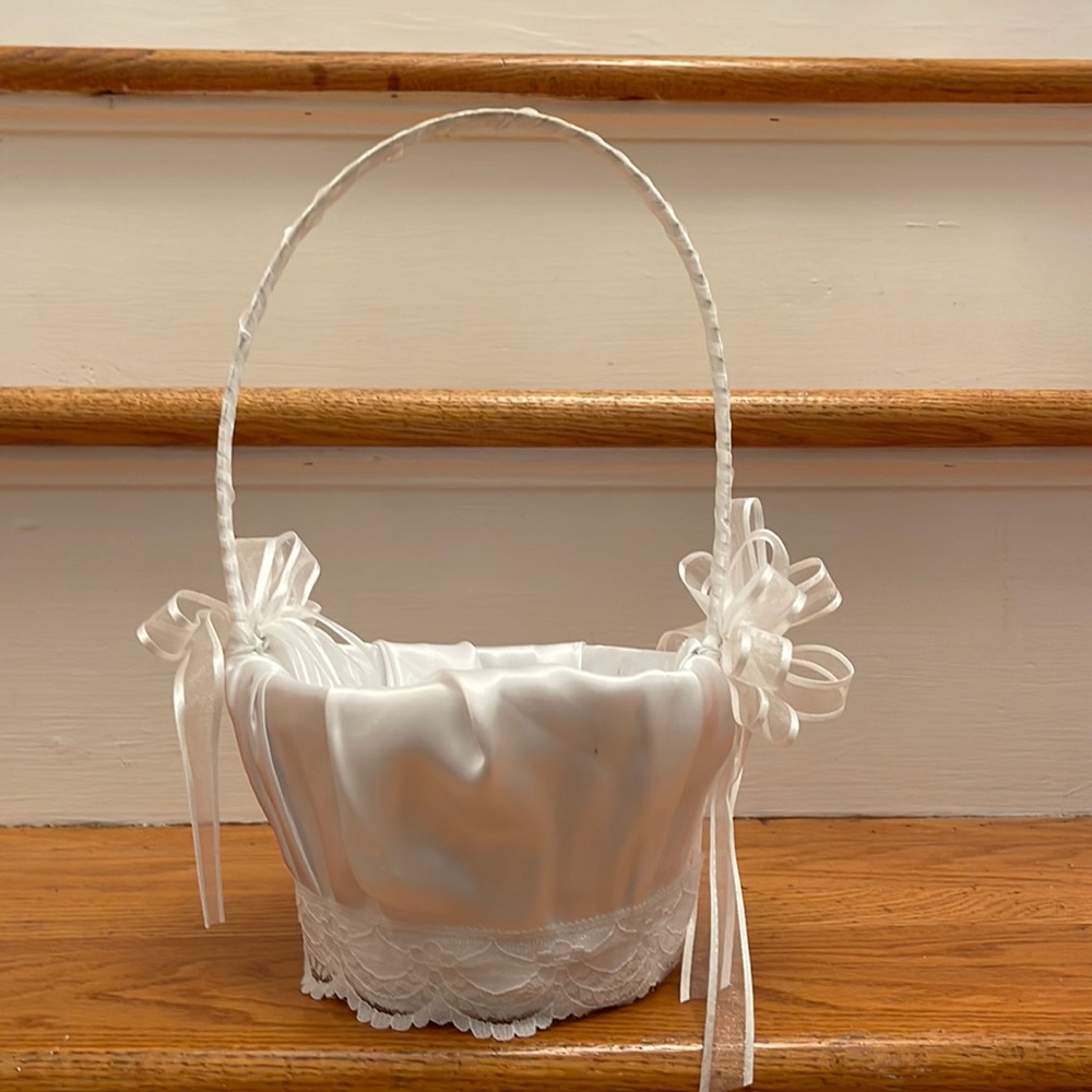 Selling two flower girl baskets.
